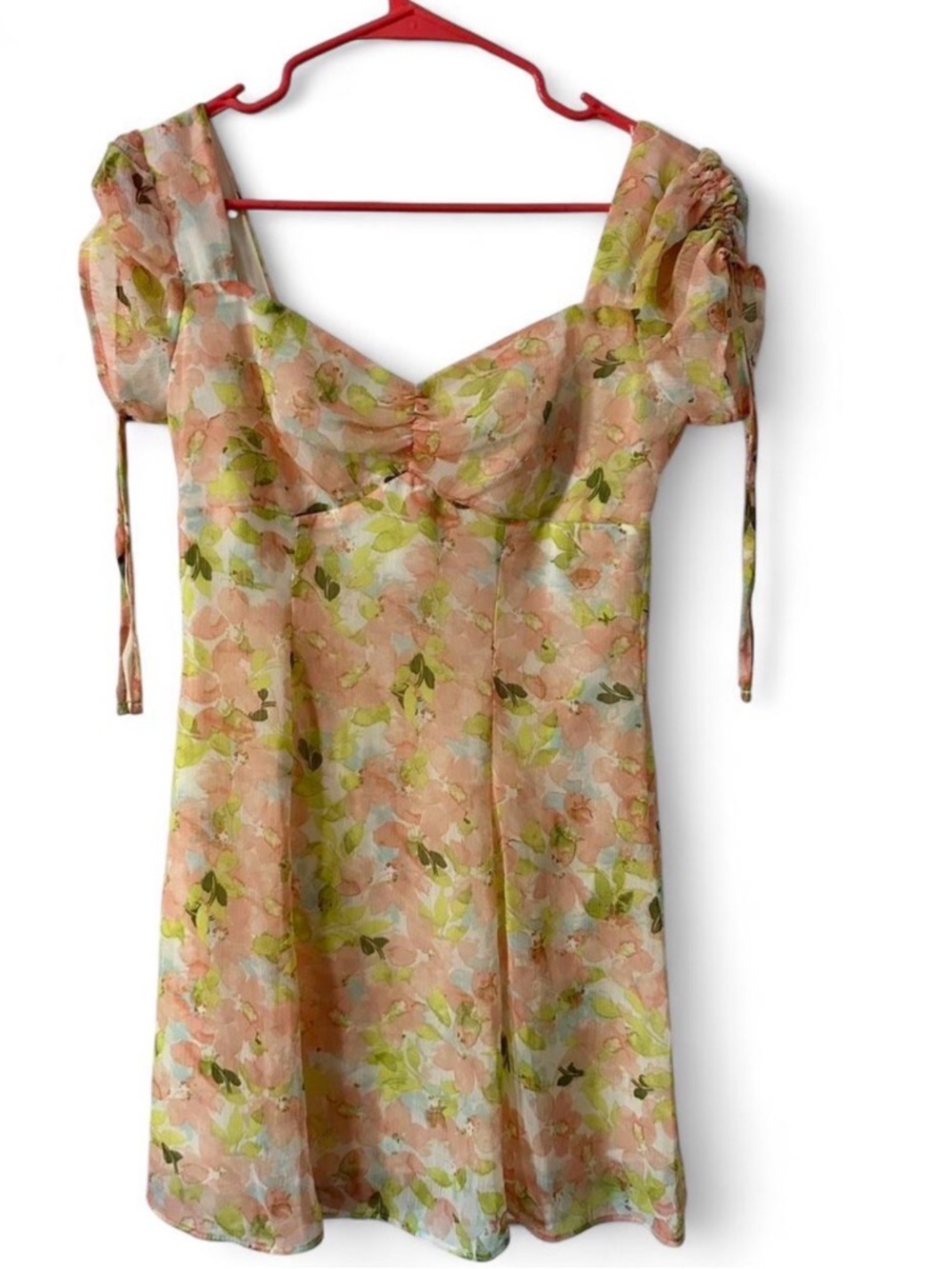 City Studio Floral Dress - Pink and Green